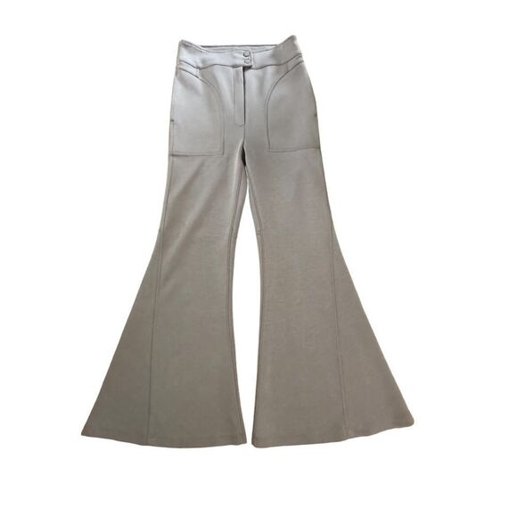 Free People Movement Light Heart Pant Womens 2 Taupe Colored Bell Bottom Flare - Picture 1 of 16